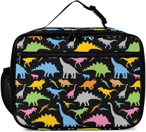 Miniatura 2 de Muishi Lonchera reutilizable con diseño de abejas lindas, bolsa de almuerzo aislada, lonchera para comida y alimentos, bolsa de mano para mujeres,