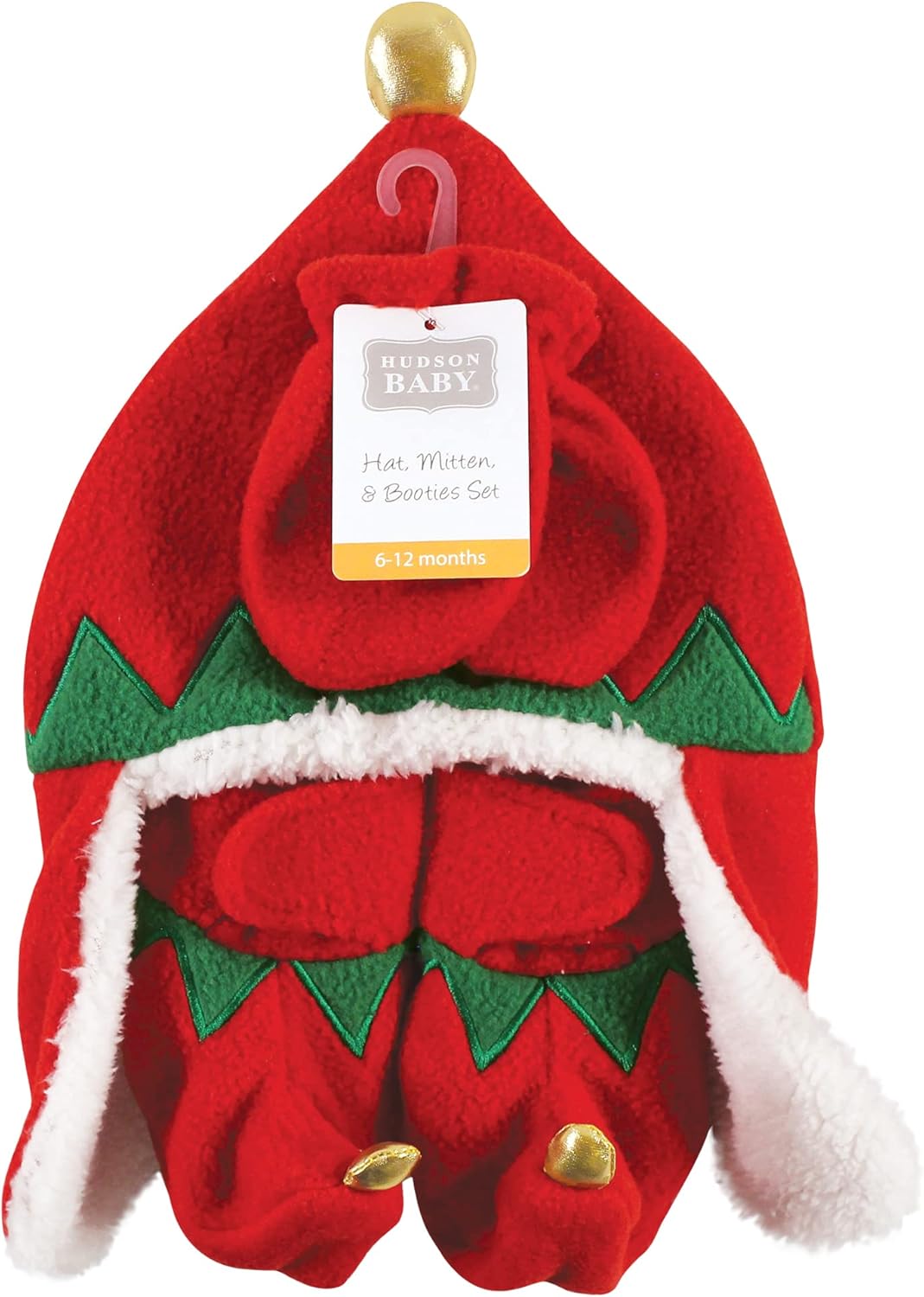 Hudson Baby Baby-Girls Trapper Hat, Mitten and Bootie Set - Image 2