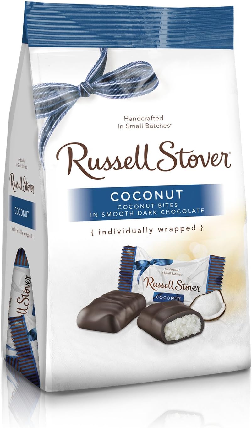 Russell Stover ダークチョック ココナッツ ミニガセットバッグ 6オンス
