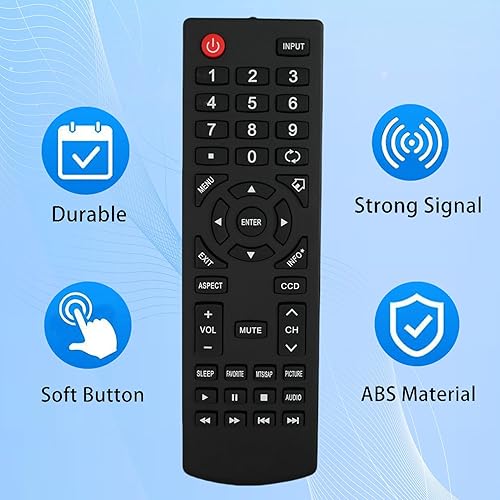 Miniatura 3 de Reemplazo de control remoto para Insignia TV NS-28D220NA16 NS-32E740A12 NS-32E960A12 NS-32D511NA15 NS-55D440NA14 NS-37L760A12 NS-LCD42HD