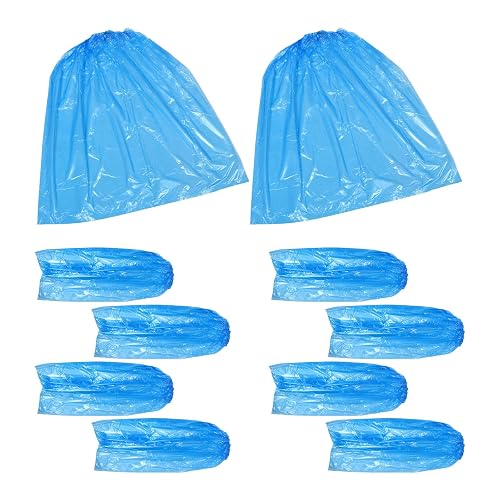 10pcs Self Closing Shredder Bags for Paper Shredders, Tear Resistant | Universal Fit for Home and Commercial Use, Plastic Liner with Leak Protection, Blue Color