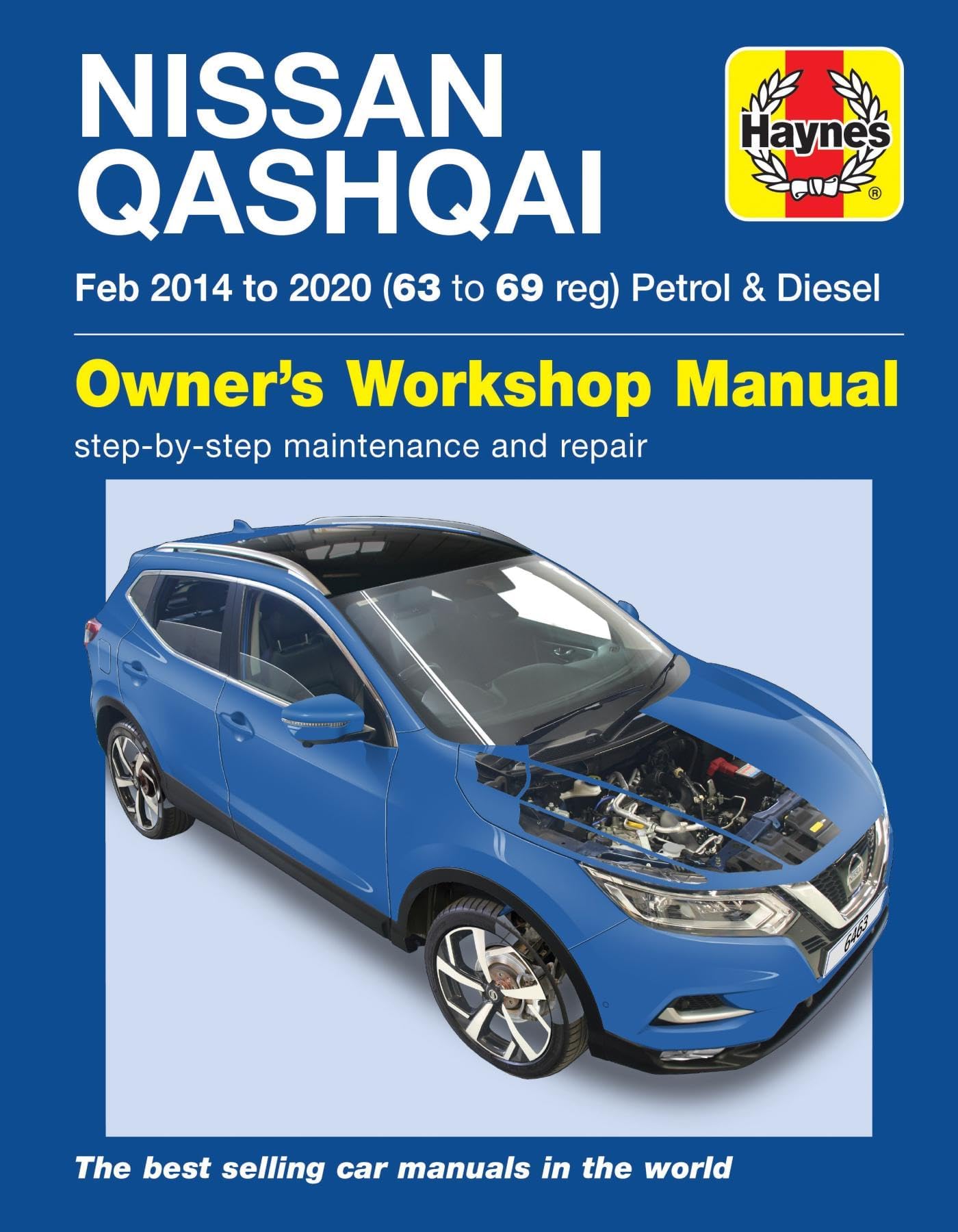 – Nissan Qashqai Petrol & Diesel (Feb '14-'20) 63 to 69