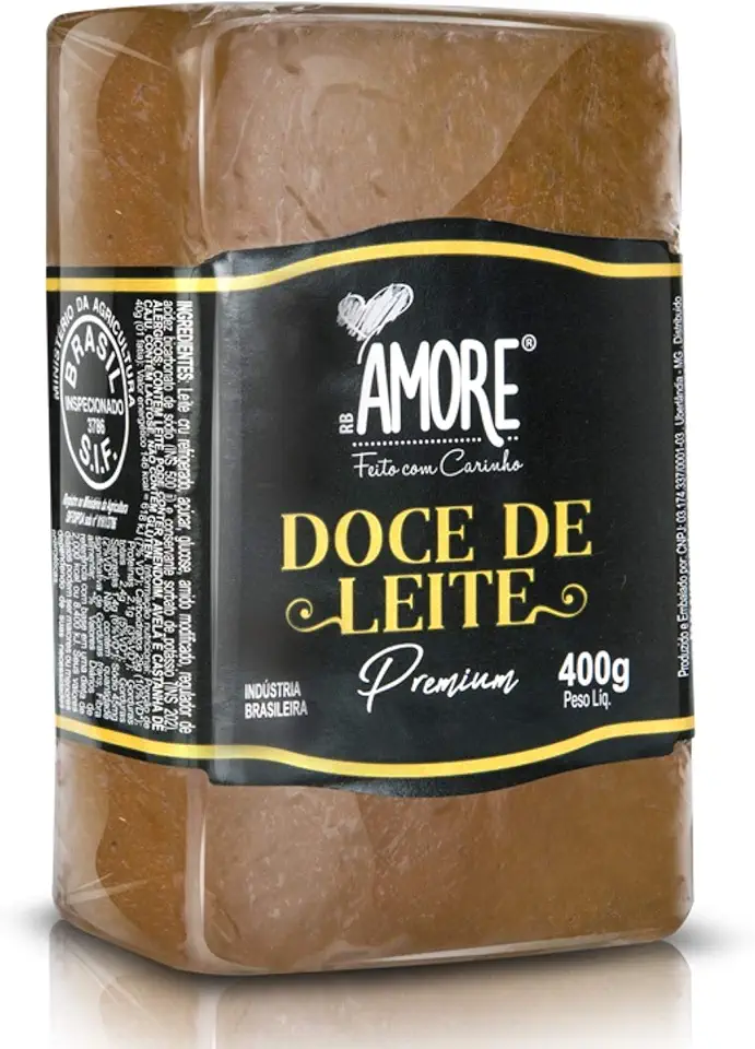 Doce de leite premium de corte - RB Amore - 400g