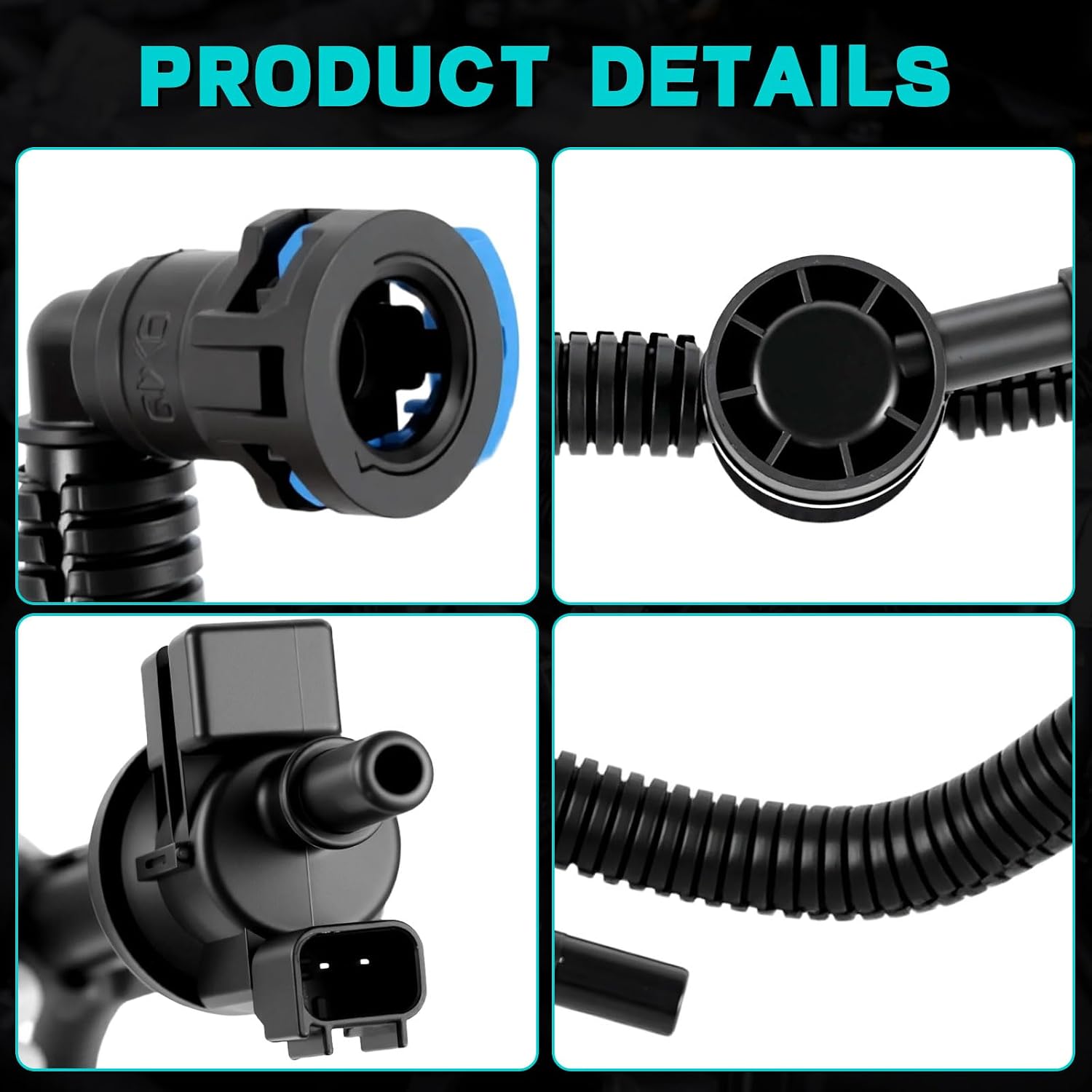 Fuel Tube Support Bracket Purge Valve Compatible with 2015-2021 Ford F150 2.7L Edge Explorer Fusion/Lincoln Canister Purge Solenoid Valve Repalces# GL3Z-9B325-B FL3Z-9B325-A