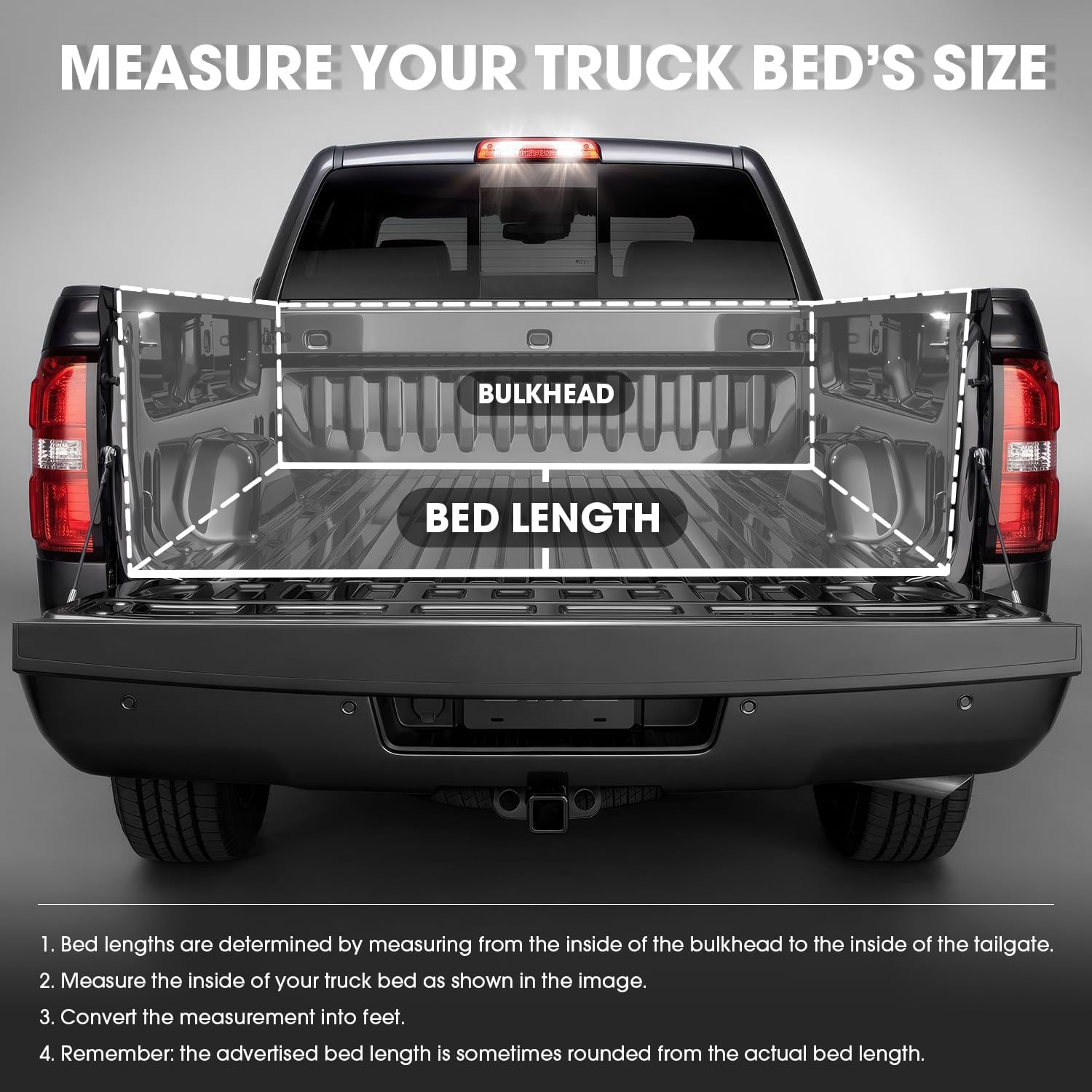 DNA Motoring TTC-RU-051 Pickup Truck Bed Top Roll-Up Vinyl Soft Tonneau Cover Compatible with 1995-2004 Tacoma 6Ft Fleetside / Styleside Bed