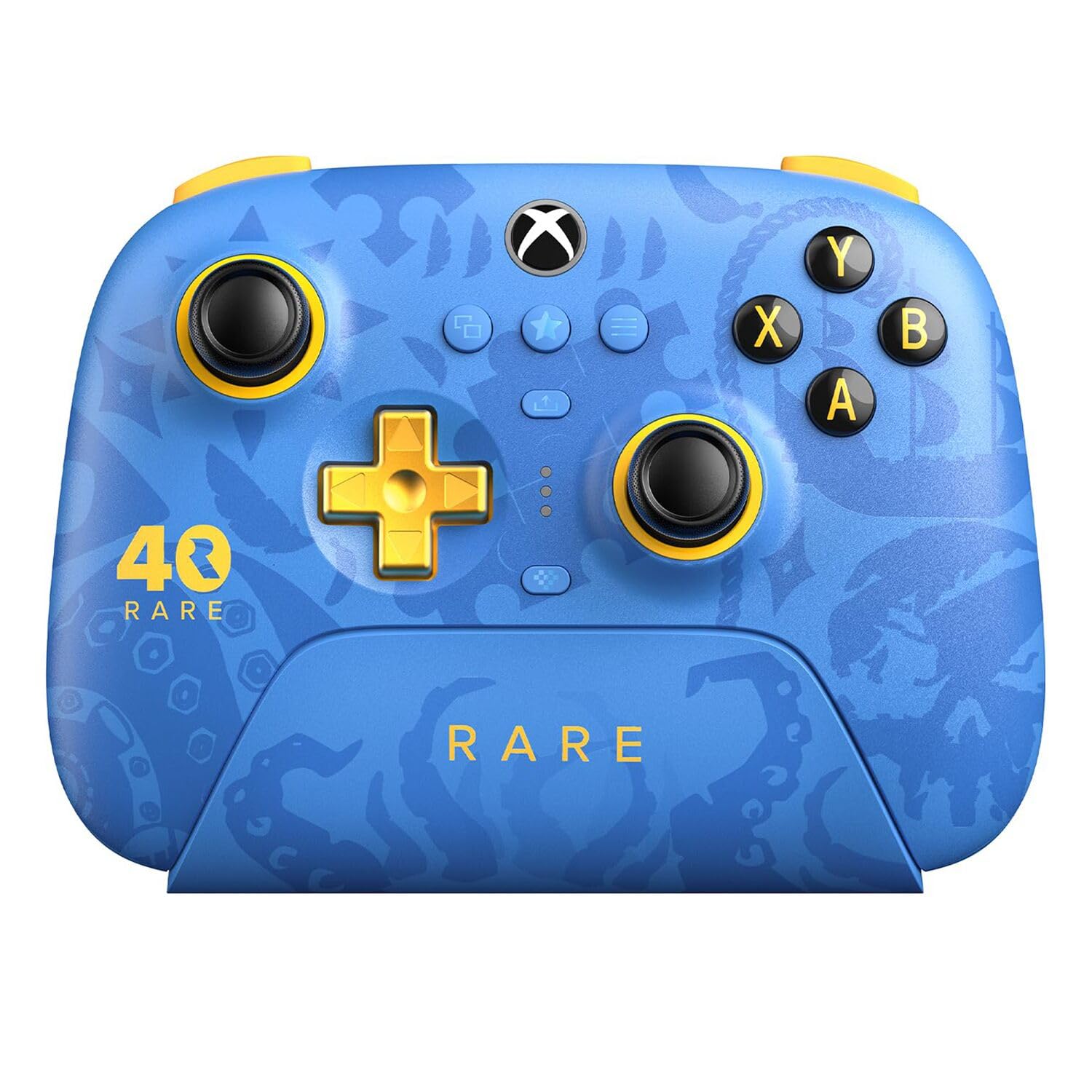 8Bitdo Ultimate 3-mode Wireless Controller for Xbox Series X|S, Xbox One, Window PC, Android, iOS, Hall Effect Sticks/Triggers, Pro Back Buttons, Charging Dock - Rare 40th Anniv. Ed.