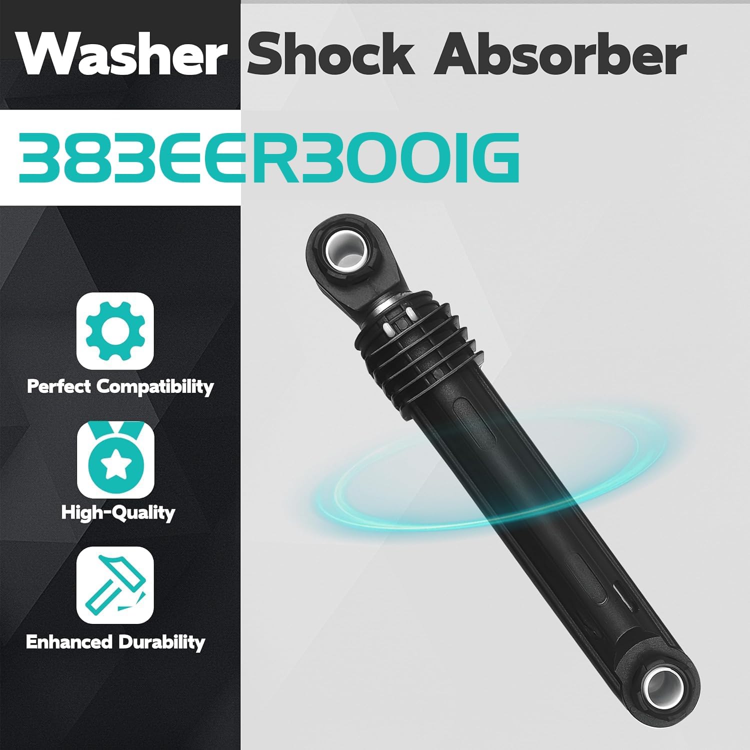 3Pack 383EER3001G 4901ER2003A Washer Shock Absorber Compatible With LG Washing Machine Replace Part # 383EER3001F,383EER3001H,383EER3001J