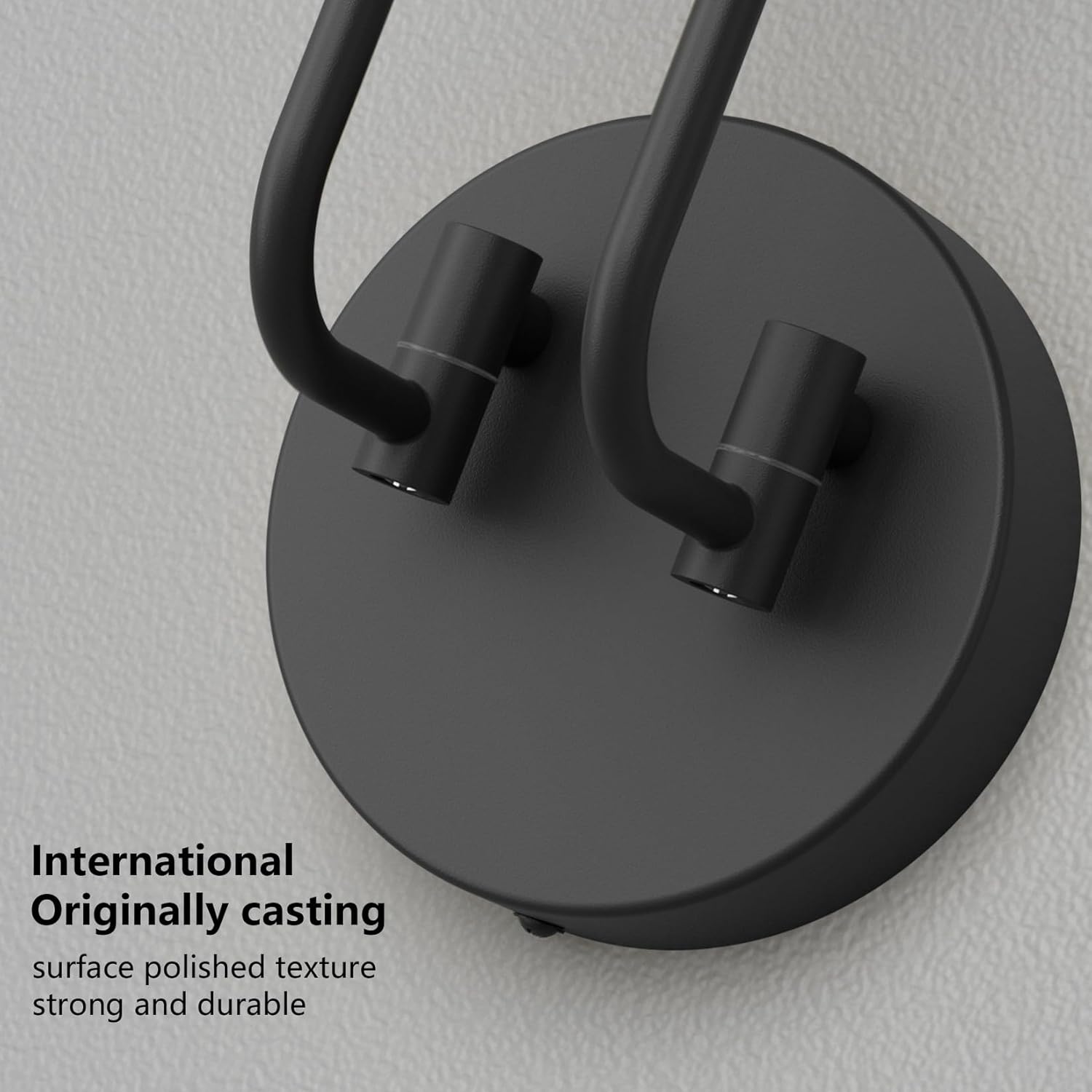 Tipace Black Modern LED Wall Sconce Hardwired Wall Lights Set of 2 Indoor Wall Mount Light with Glass Shade for Living Room Bedroom Hallway Corridor Conservatory Warm White 3000K(with G9 Bulbs)