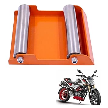 Asryd Portable Wheel Roller for Bike Tyre, Chain Cleaning & Lubricating 160Kg Weight Capacity for Hero XF3R (Pack of 1Pcs)