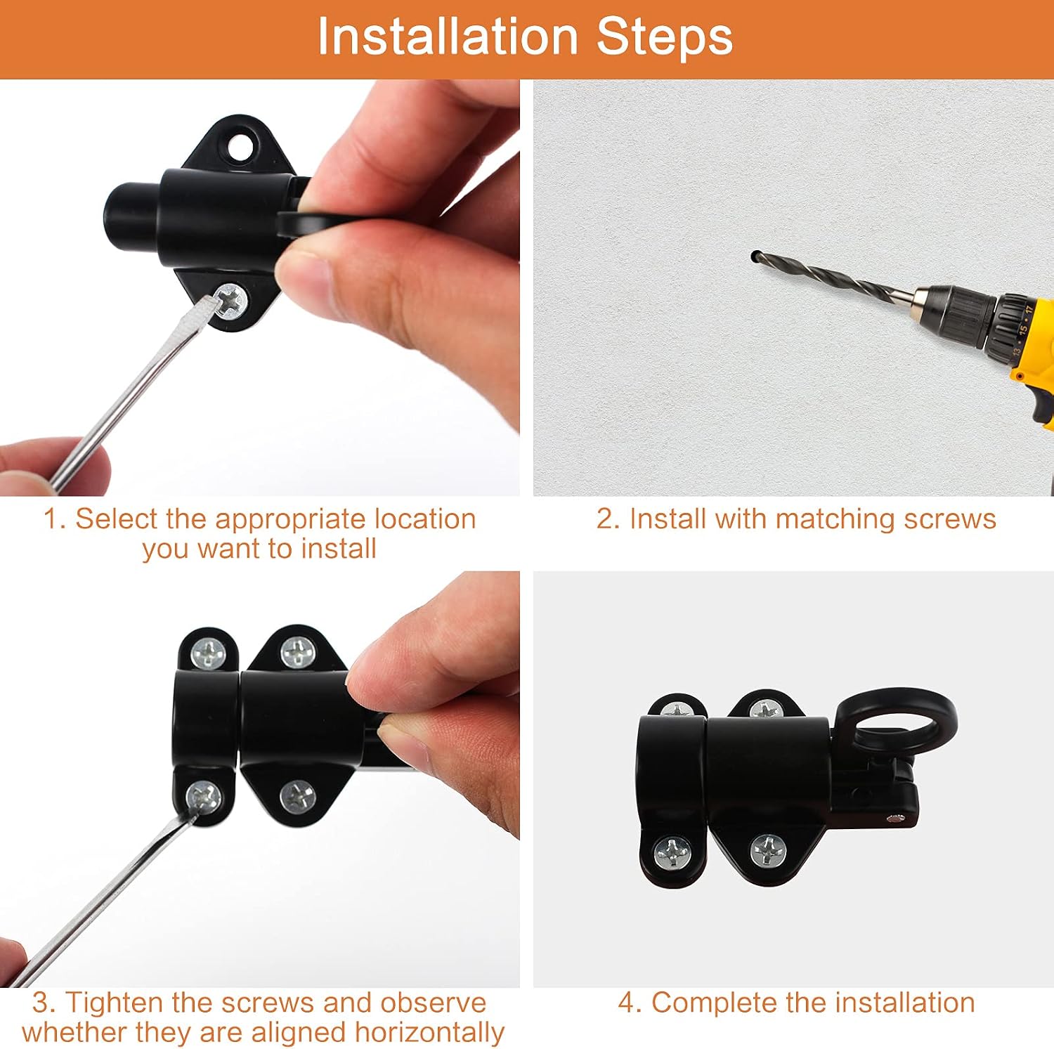 Iyowei 3 PCS Door Spring Bolt - Image 5