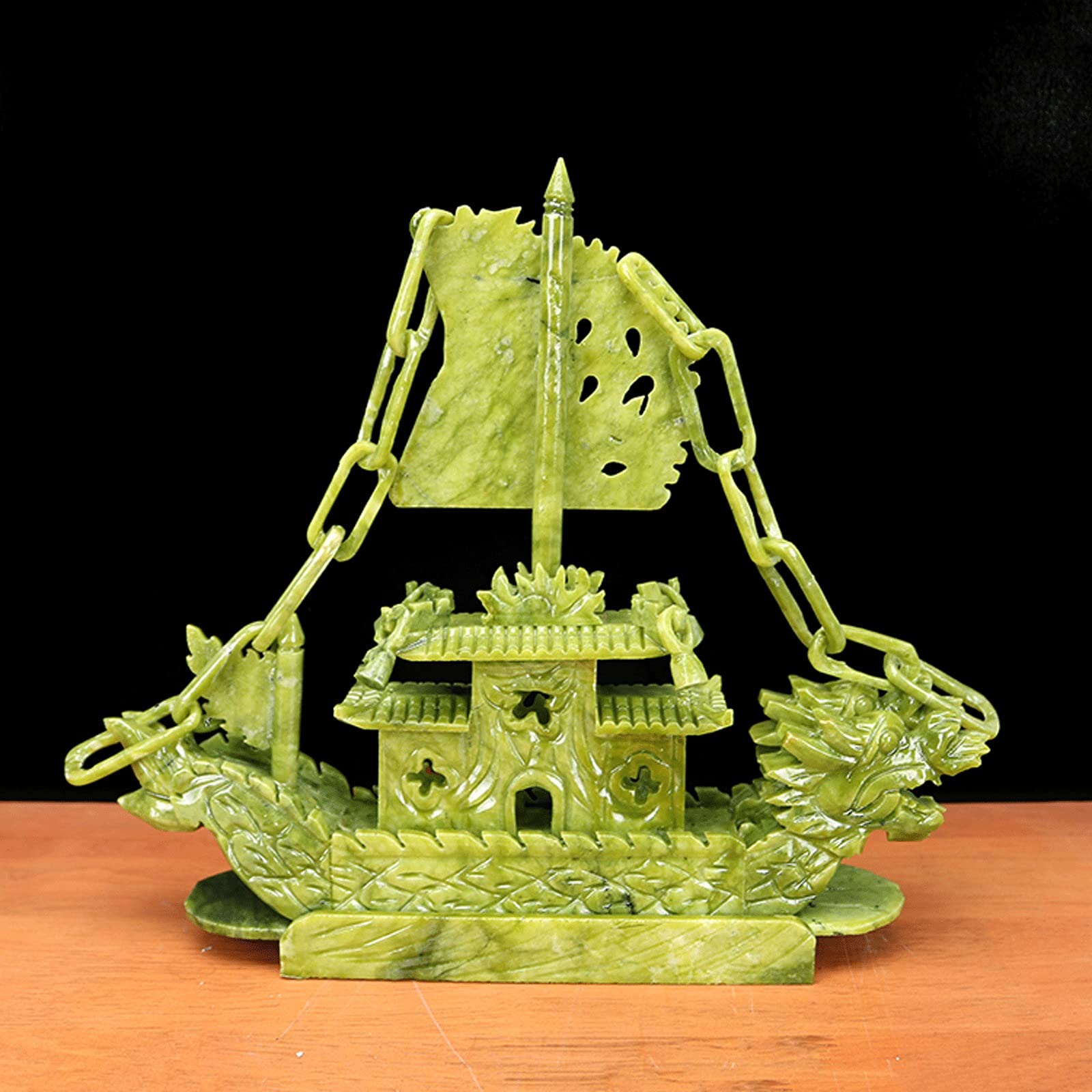 Sculpture Jade Desktop Decoration Home Desktop Dekoracje Restauracja Dekoracja Craft Collectible Statue