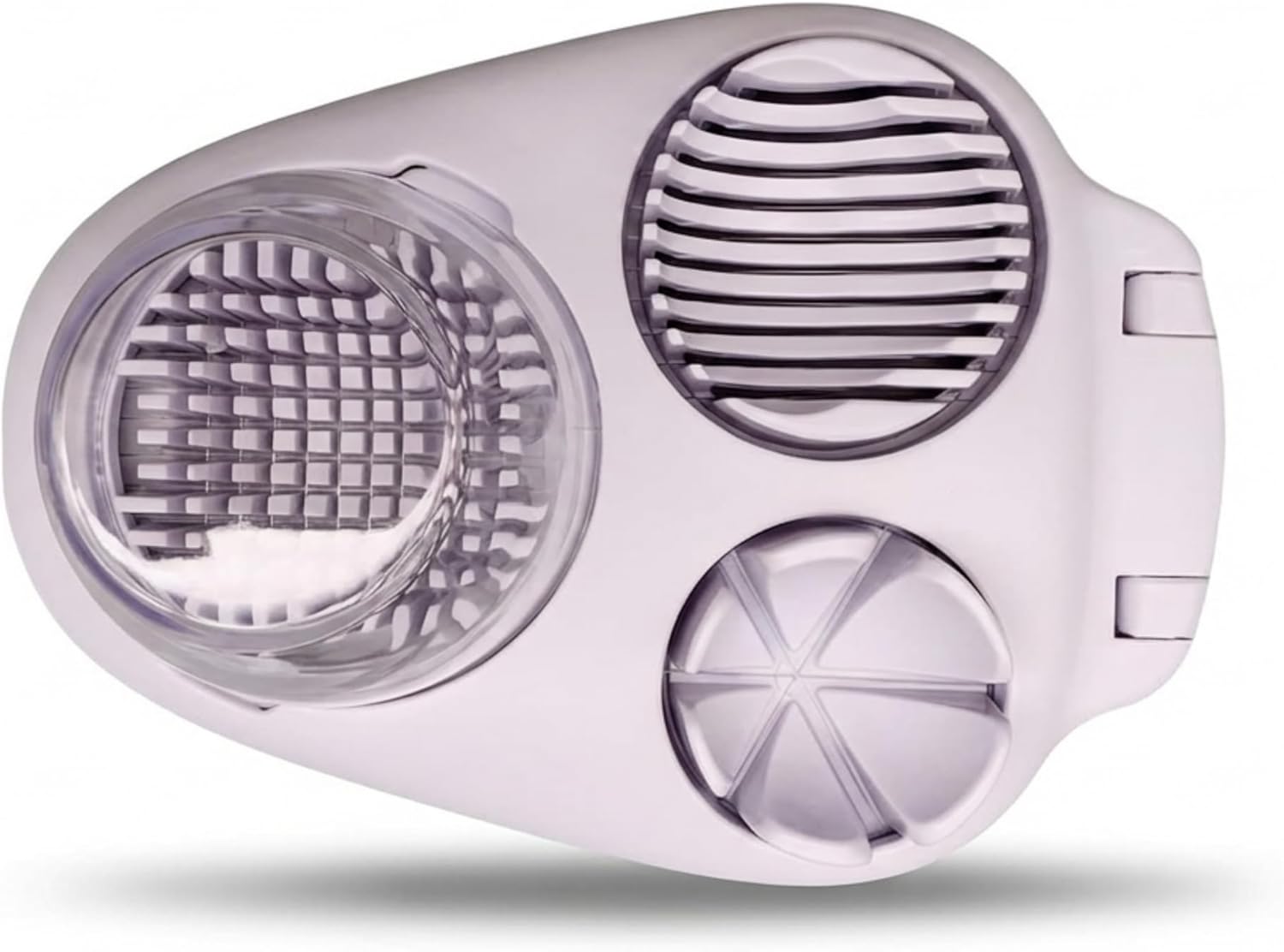 3 Pcs Heavy Duty Egg Slicer with 3 Cutting Modes, Stainless Steel Egg Cutter for Hard Boiled Eggs, Strawberry, Mushroom, and Grape, Kitchen Dicer Tool, Send Goods From Local Warehouse