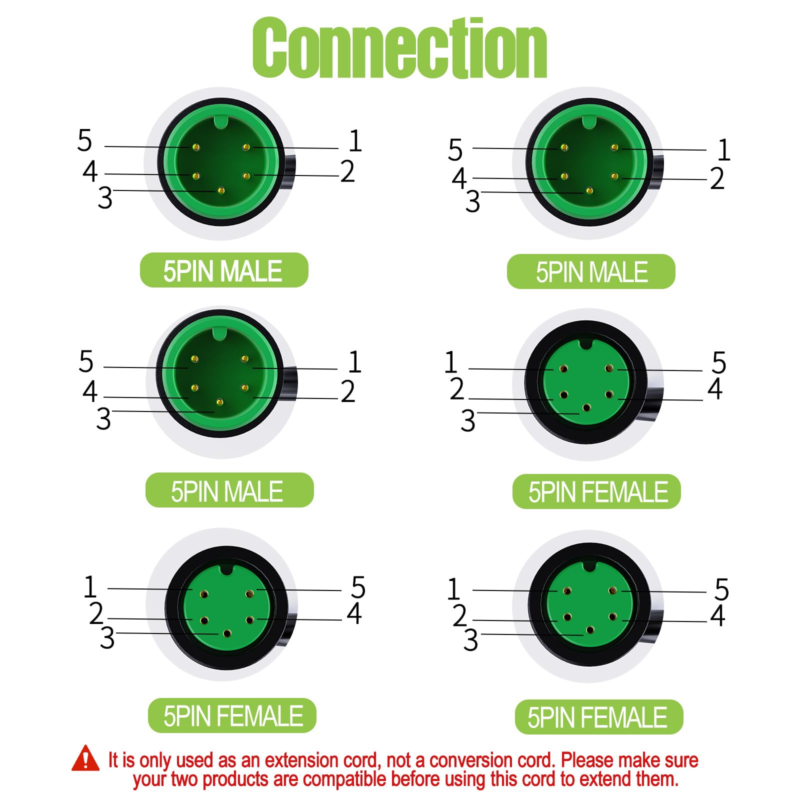 Ebike with extension cable in use