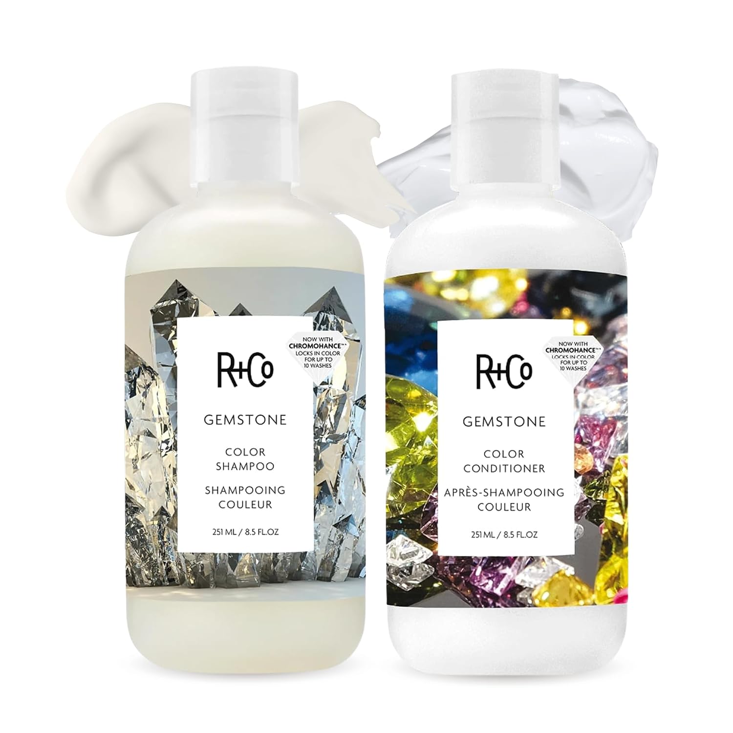 R+Co Cassette Curl Shampoo and Conditioner Set – Lightweight Curl Definition & Frizz Control for Natural, Bouncy Curls – Adds Shine & Moisture – Sulfate-Free, Vegan & Cruelty-Free 8.5 oz 2PK + Sample