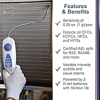 Vista 2 de Inficon TEK-Mate 705-202-G1 Detector de fugas de refrigerante, detecta R22, R410A, R134A