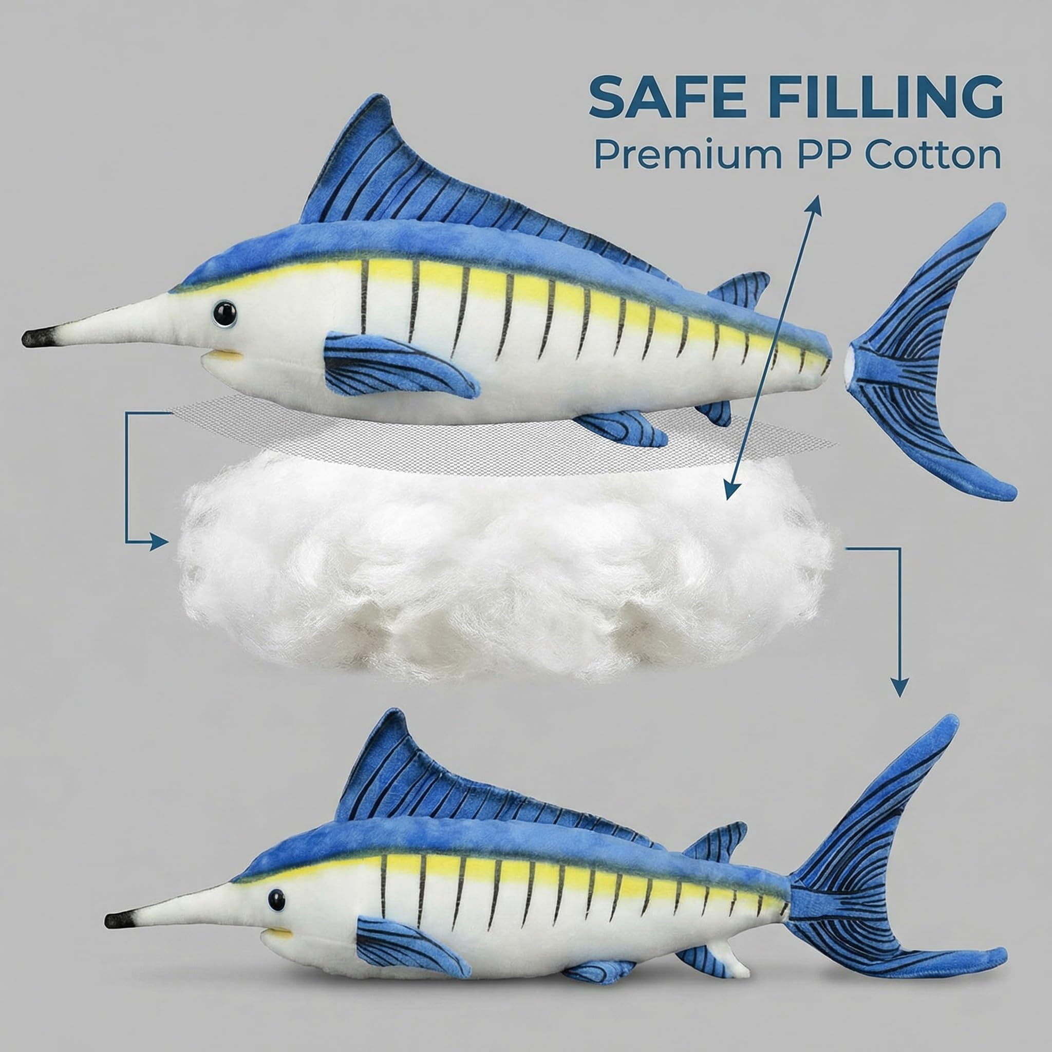 Amazon.co.jp: Frankiezhou ホームシミュレーション カジキの魚