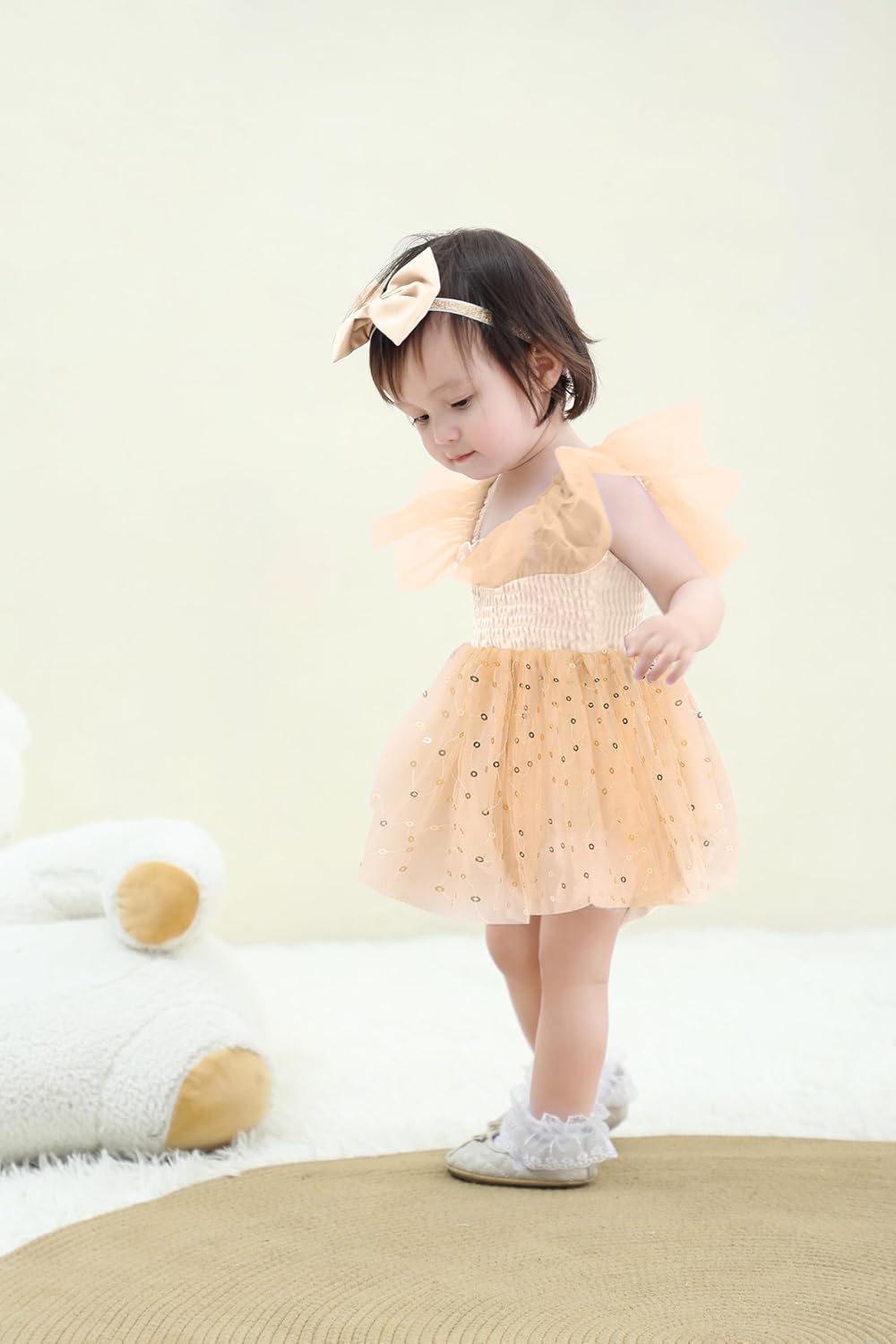 Baby Girl Clothes Infant Tulle Romper Ruffe Sleeveless Bodysuit Baby Girl Outfits Infant Girl Dress 0-18M - Image 3