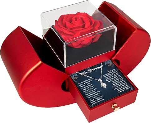 FG Family Gift Mall 18th Birthday Gifts For 18 Year Old Girl Birthday Gift Ideas For Her Happy 18th Birthday Card Best Top Jewelry Gifts For Girls With Message Card and Gift Box