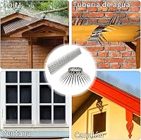 Bublador Nyestvédő Lefolyócső 200 cm - Rozsdamentes Acél Védelem Nyest, Mosómedve Ellen - Kerítésre, Fára Szerelhető - Vágható Állatvédelmi  6