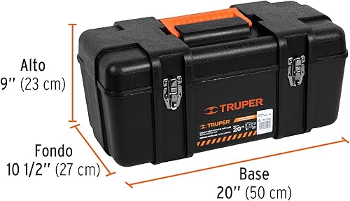Miniatura 3 de TRUPER CHP-20X 4.9Lb Cajas de herramientas resistentes, cierres de acero 20 "X10 12" X10"