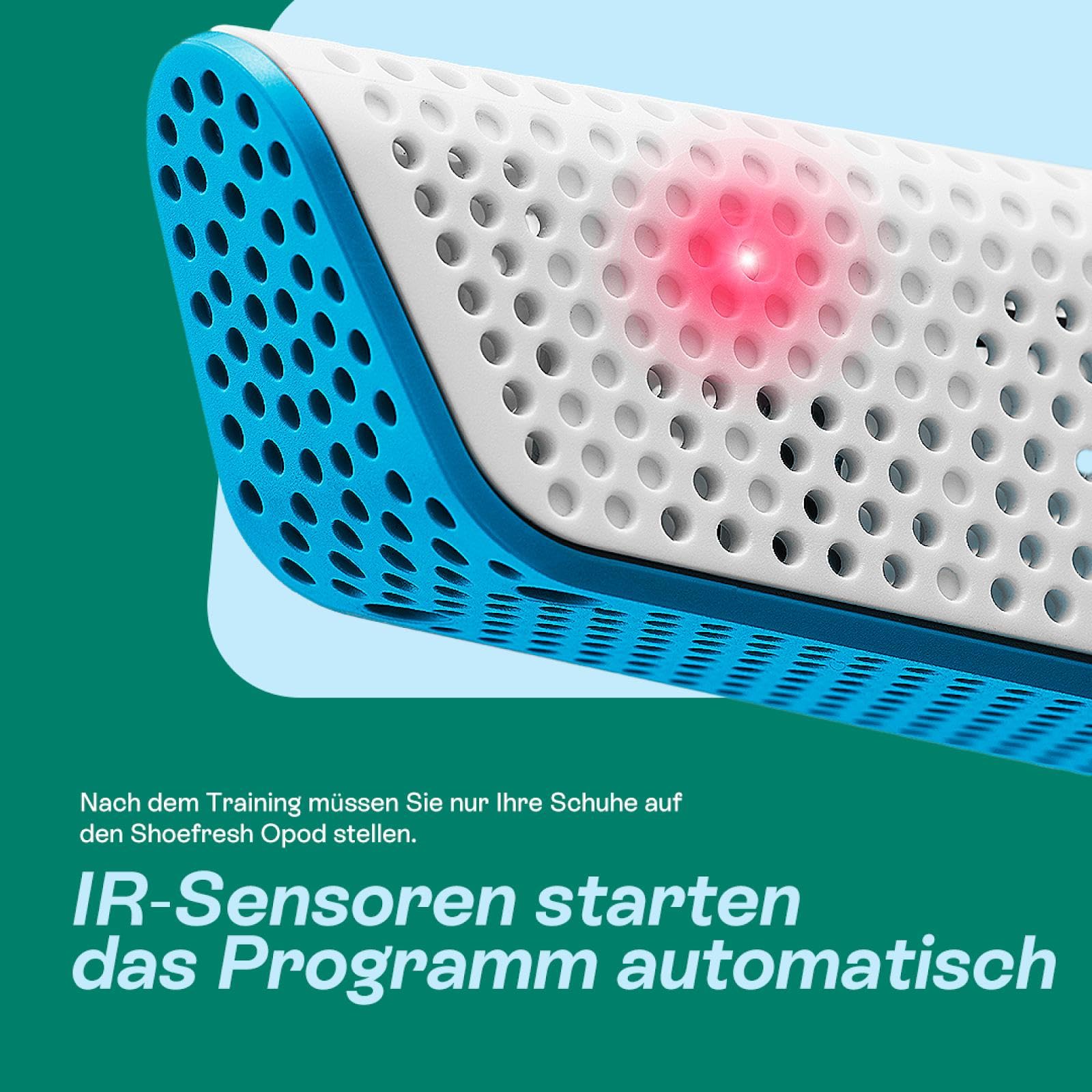 Shoefresh Schuherfrischer & Schuhtrockner elektrisch - Stiefeltrockner - Skischuhtrockner - Schuhdesinfektion - Handschuhtrockner - Schuhwärmer - Schuhtrockner - Opod