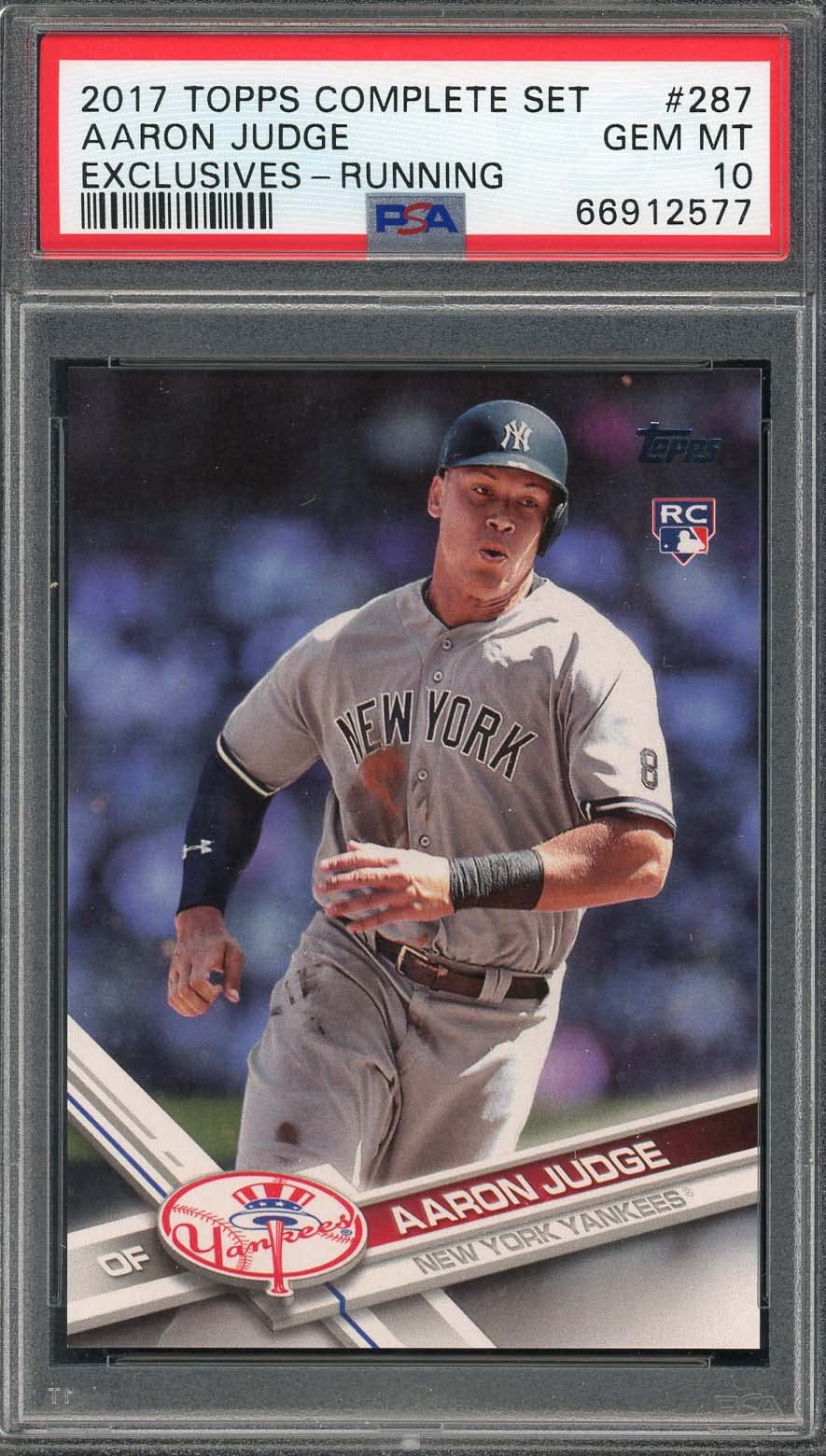Amazon.com: Aaron Judge 2017 Topps Complete Baseball Rookie Card 