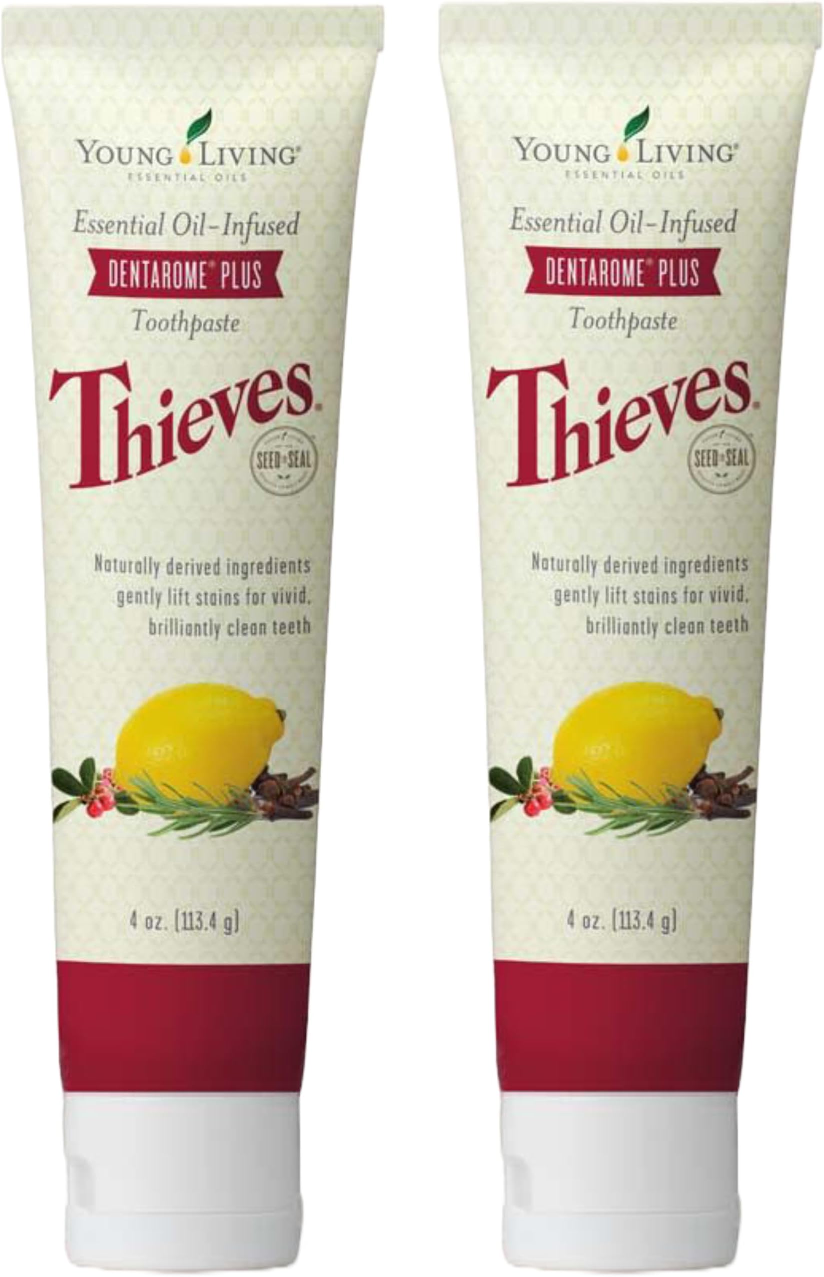 Young Living Thieves Dentarome Plus Toothpaste 4 oz (2-Pack)