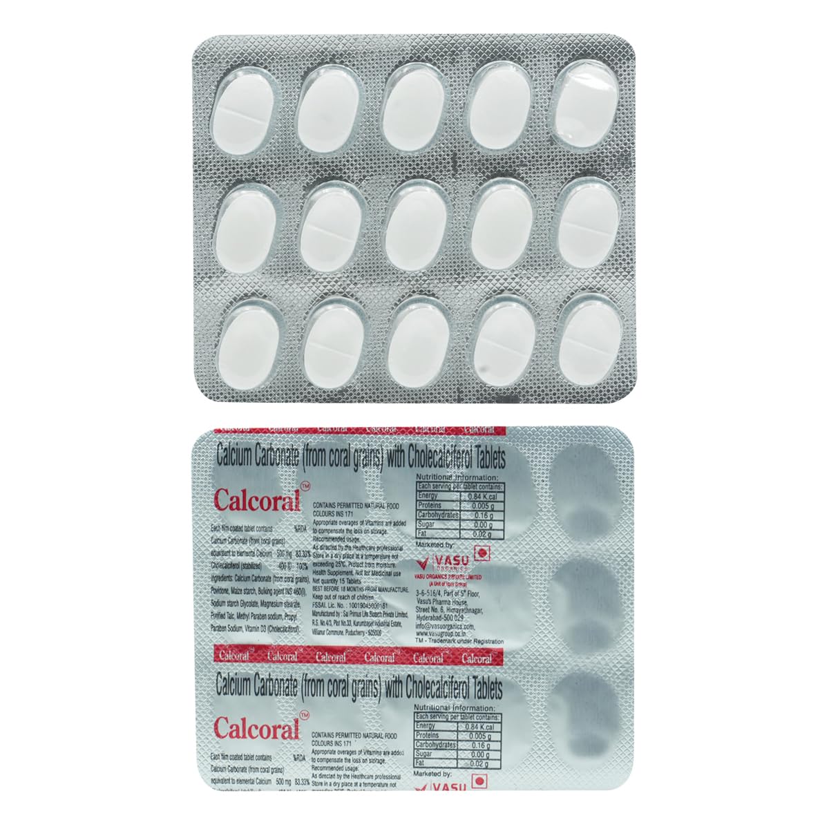Calcoral - Strip of 15 Tablets