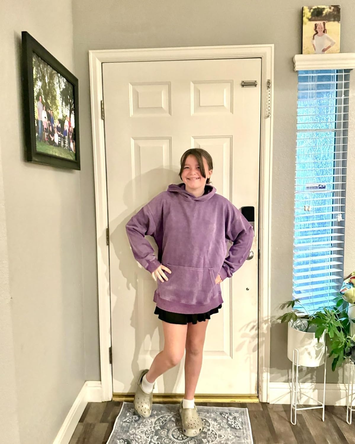 Oversized Hoodies For Women Gym Washed Cotton Warmy Fade Vintage Big Sweatshirt - Image 3