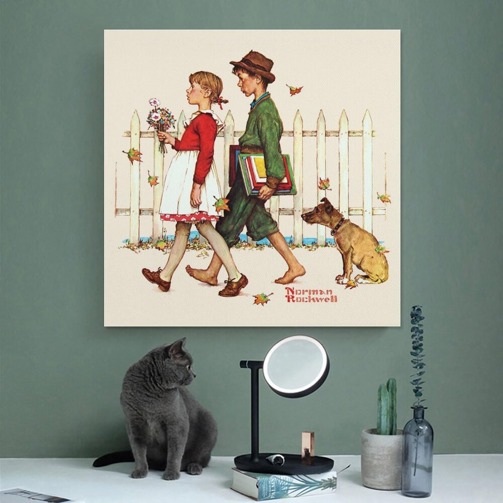 Amazon.co.jp: 名画ポスターNorman Rockwell ノーマンロックウェル偉大