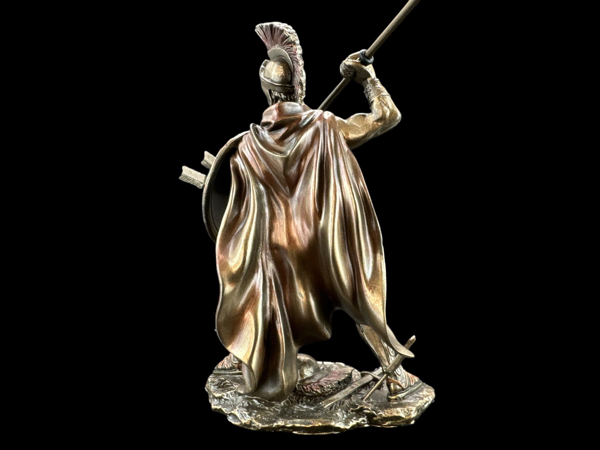 57 SPECIAL REPLICAS Rzeźba dekoracyjna Leonidas – King von Sparty, figurka z brązu jako prezent do salonu, dekoracja figurki, dekoracja