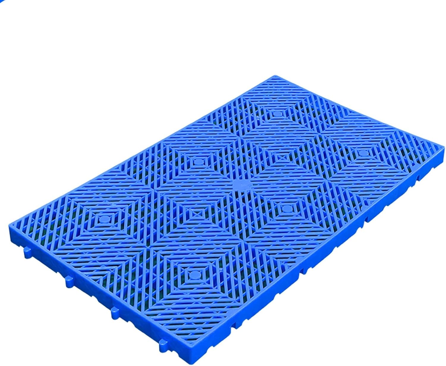 Plastic Pallets Plastic Platforms, Breathable Grids Storage Pad Splicing Waterproof Floor Pallet, for Restaurant Kitchens Shops Supermarket Warehouse(100x60x5cm)