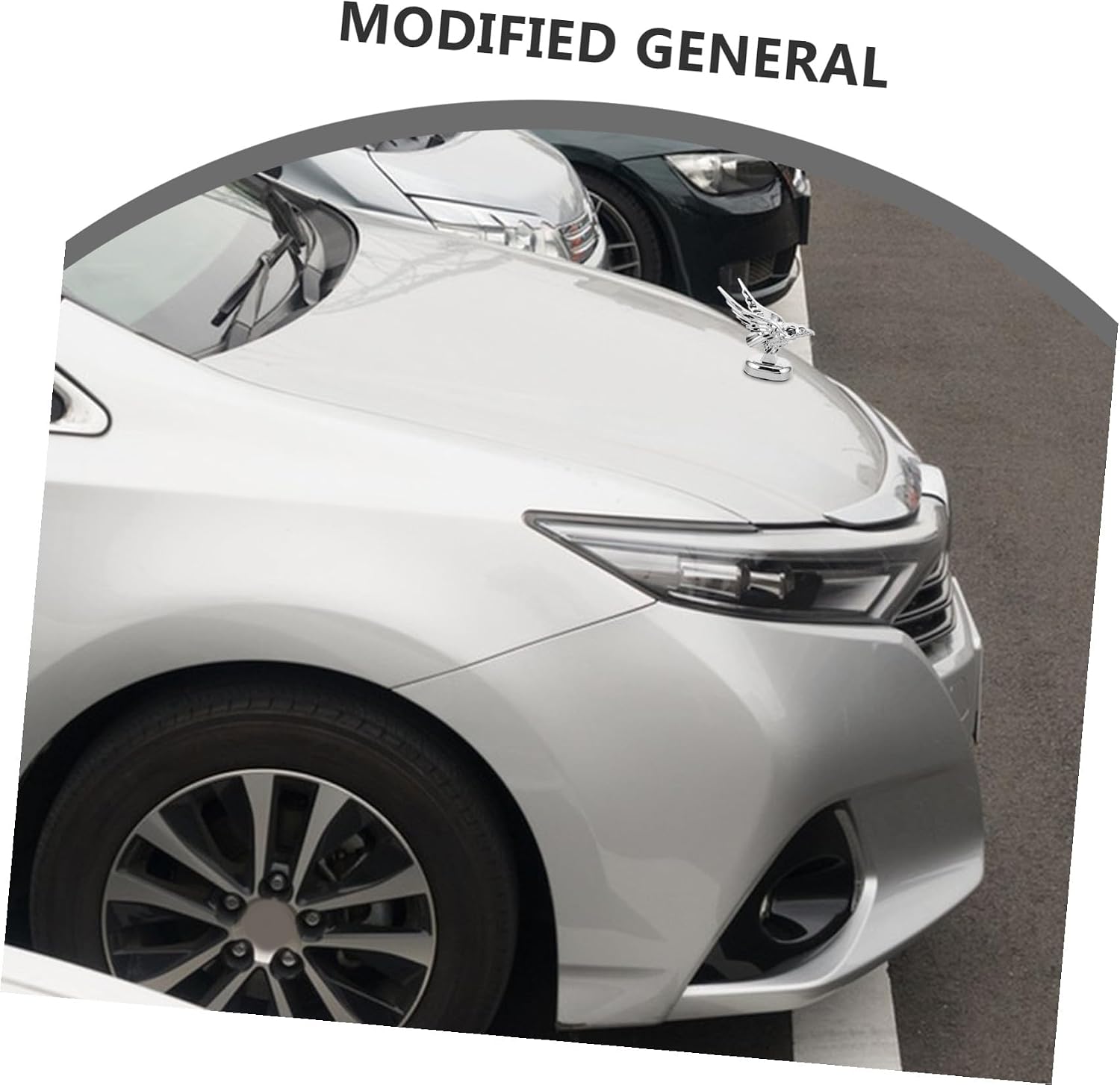 SOLUSTRE Plastic Car Engine Hood Decoration Eagle Ornament Truck Hood Ornament Durable Stylish Exterior Easy Installation and Removal