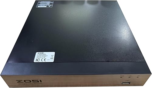 Miniatura 6 de ZOSI - Sistema de cámaras de seguridad para el hogar de 8 canales 1080P con disco duro de 1 TB H265 8 canales 5MP Lite CCTV DVR y 4 cámaras de