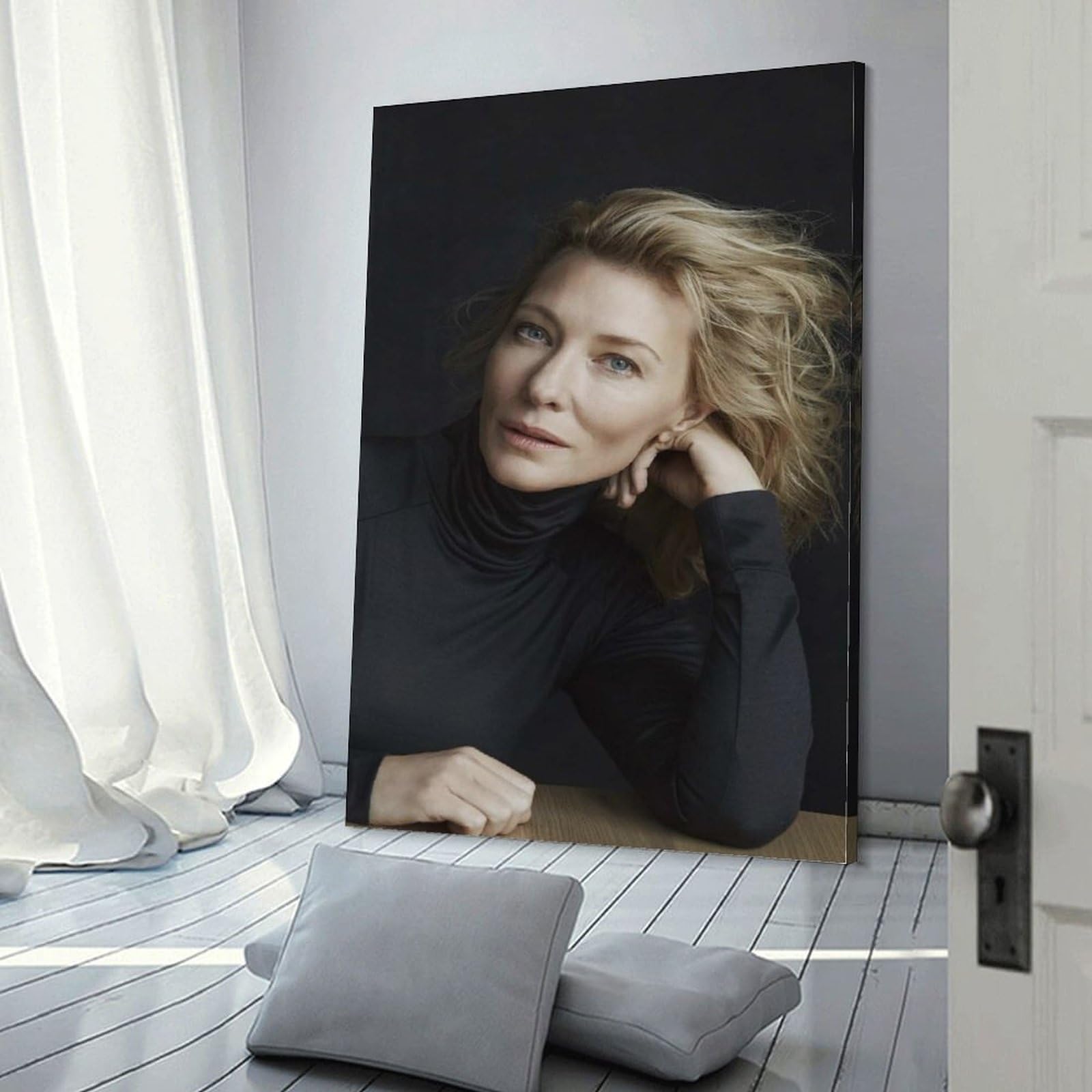 セール中…ケイトブランシェット直筆サイン入り2Lサイズ写真…ブルー