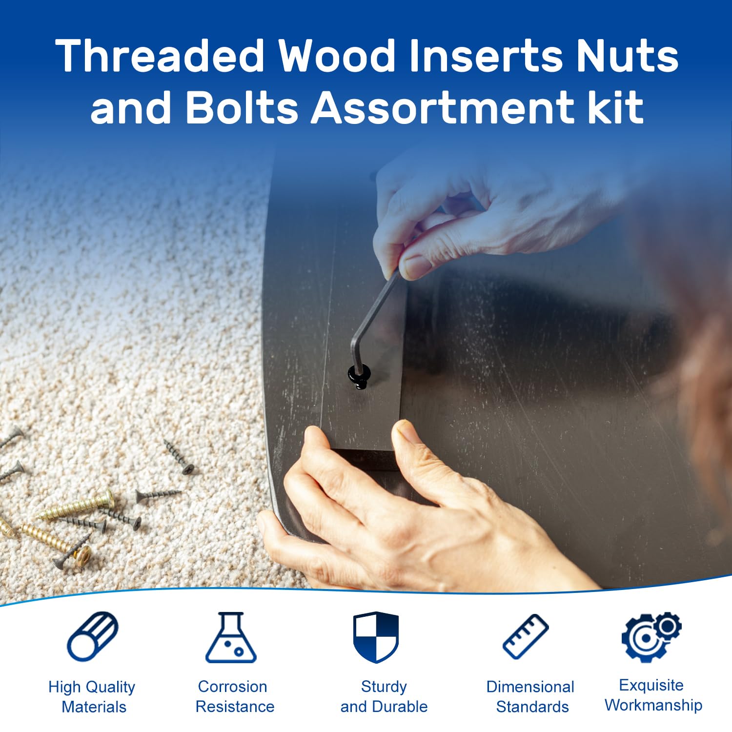 40 Sets 1/4-20 x 25/32