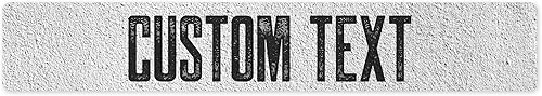 Miniatura 219 de Letrero Personalizado, Letrero de Calle Personalizado, 11 Colores de Fuente, 13 Estilos de Fuente, 4 Opciones de Agujeros, 22 Tamaños, 6x24 Madera