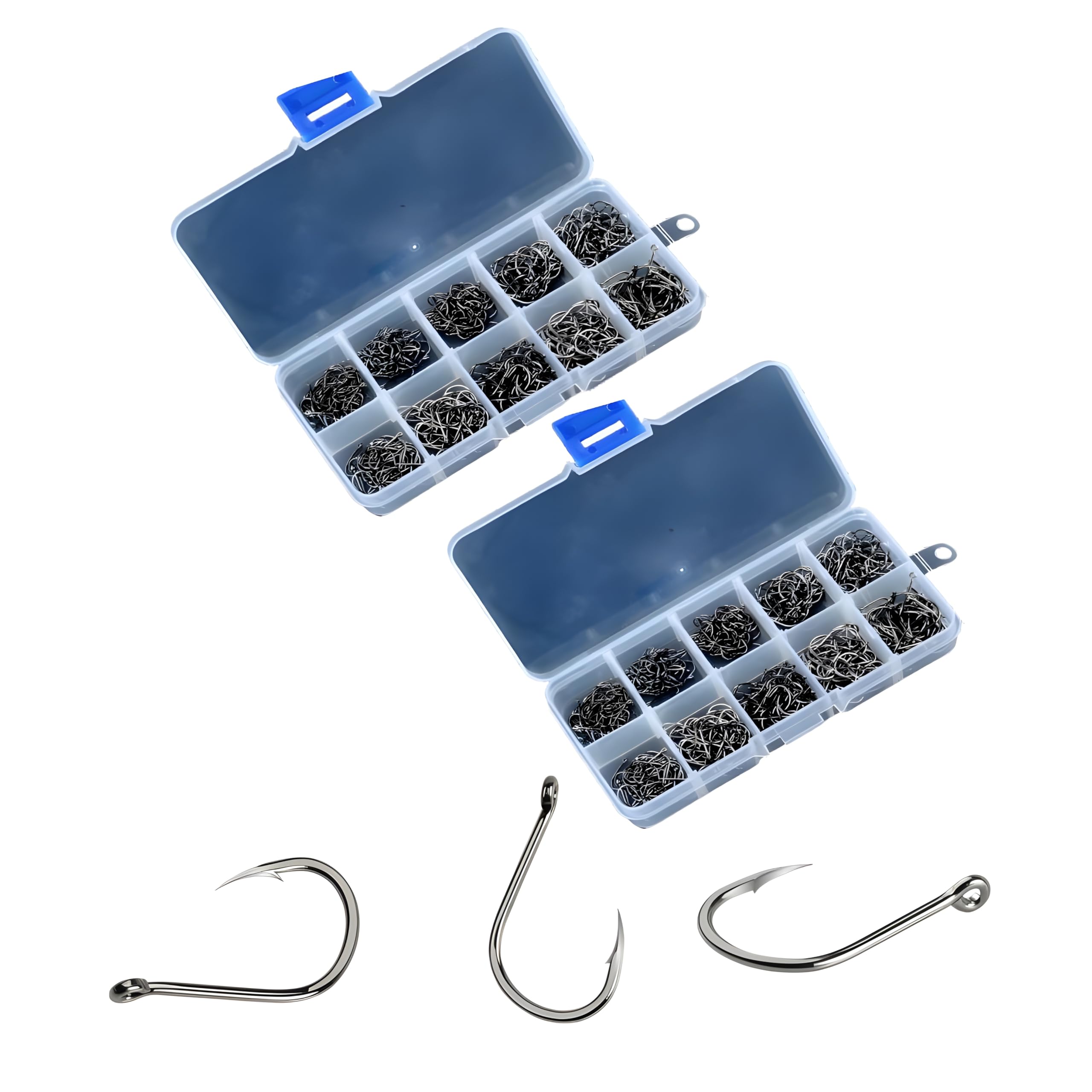 AAMEZING PRODUCTS 2Pcs 500Pcs Fishing Hooks 3#-12# Carp Single Fish Hook Set Fly Fishing Accessories Jig Sea Hooks (B0DHDGWX9F) Amazon Price History, Amazon Price Tracker