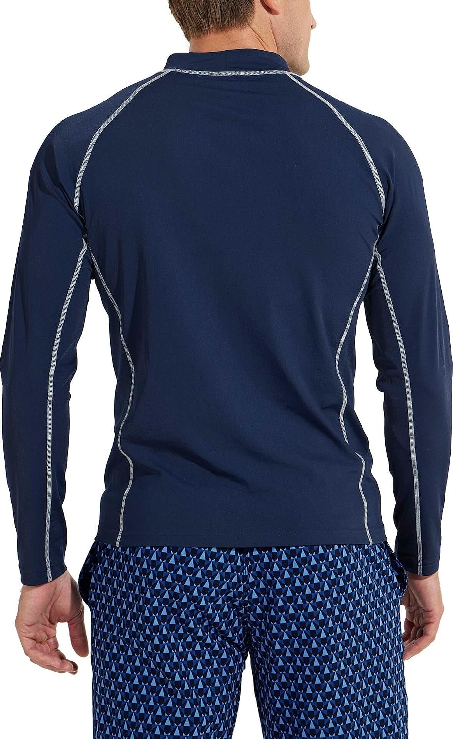 Men's Surf Long Sleeve Rash Guard - UPF 50+ Sun Protection - Tulum