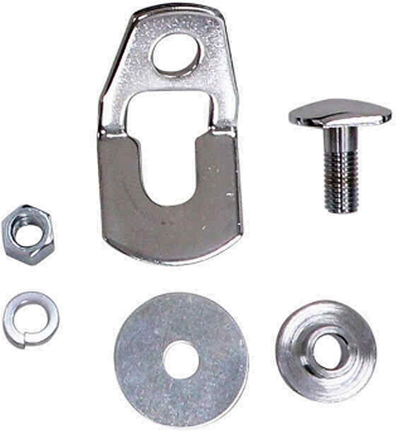 182866 Universal Rear Camper Anchor Tie-Down Replacement for 1997-2004 F-ord F150 F250 Silver 1989-2008 ISU-zu 1994-2008 Ma-zda 1998-2016 Ni-ssan 1 PCS