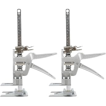 Labor-saving arm, 2 pieces arm hand tool lifter with scale, up to 400 kg tile lifter lifting tool, multifunctional, height a