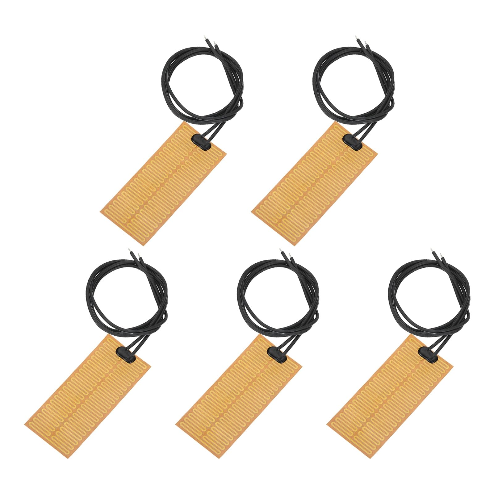 Plaque chauffante polyamide 24V 15W élément thermique mince 94x40mm à température fixe