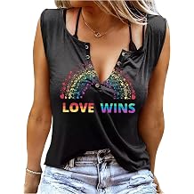 LGBT Gay Pride Sleeveless T Shirts Womens Rainbow Science is Real Black Lives Matter Love is Love Equality Tank Tops