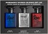 Colección de Colonias para Hombre RawChemistry con Feromonas – 3 unidades, 1 oz c/u | Rugged Raw, Energizing Vigor y Smooth Midnight – tres colonias masculinas de larga duración para uso diario, salidas nocturnas y regalos. 1