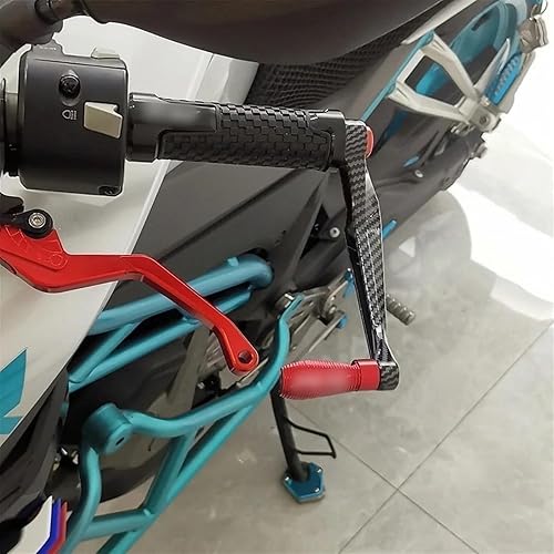 Miniatura 3 de GANDUS for Y&amaha XT660 XRZ XT660X XT660R XT660Z Universal CNC Motorcycle Lever Guard Handlebar Grips Brake Clutch Levers Protector (Color  Red)