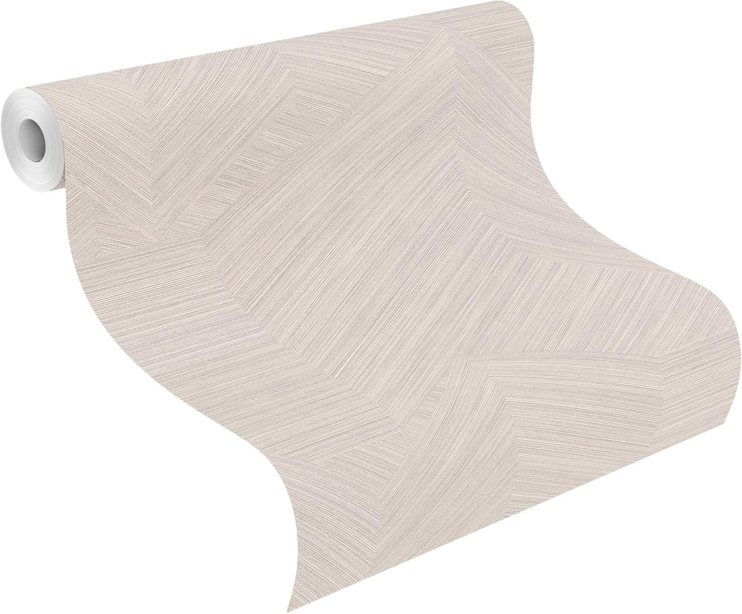 Rasch Tapeten 822809 Non-Woven Wallpaper with Graphic Pattern in Light Pink from The Color Your Life Collection 10.05 m x 0.53 m (L x W)