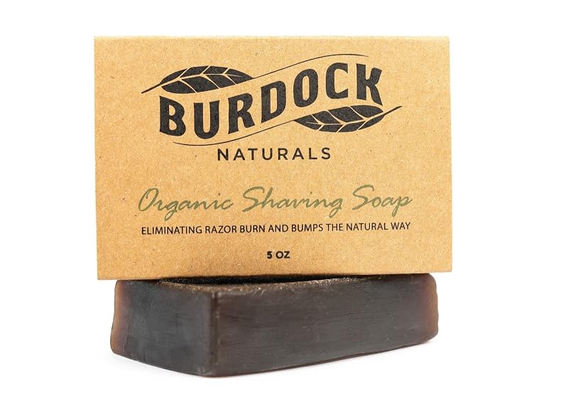 Sabonete de barbear Burdock Naturals com raiz de bardana e alecrim, 113 g