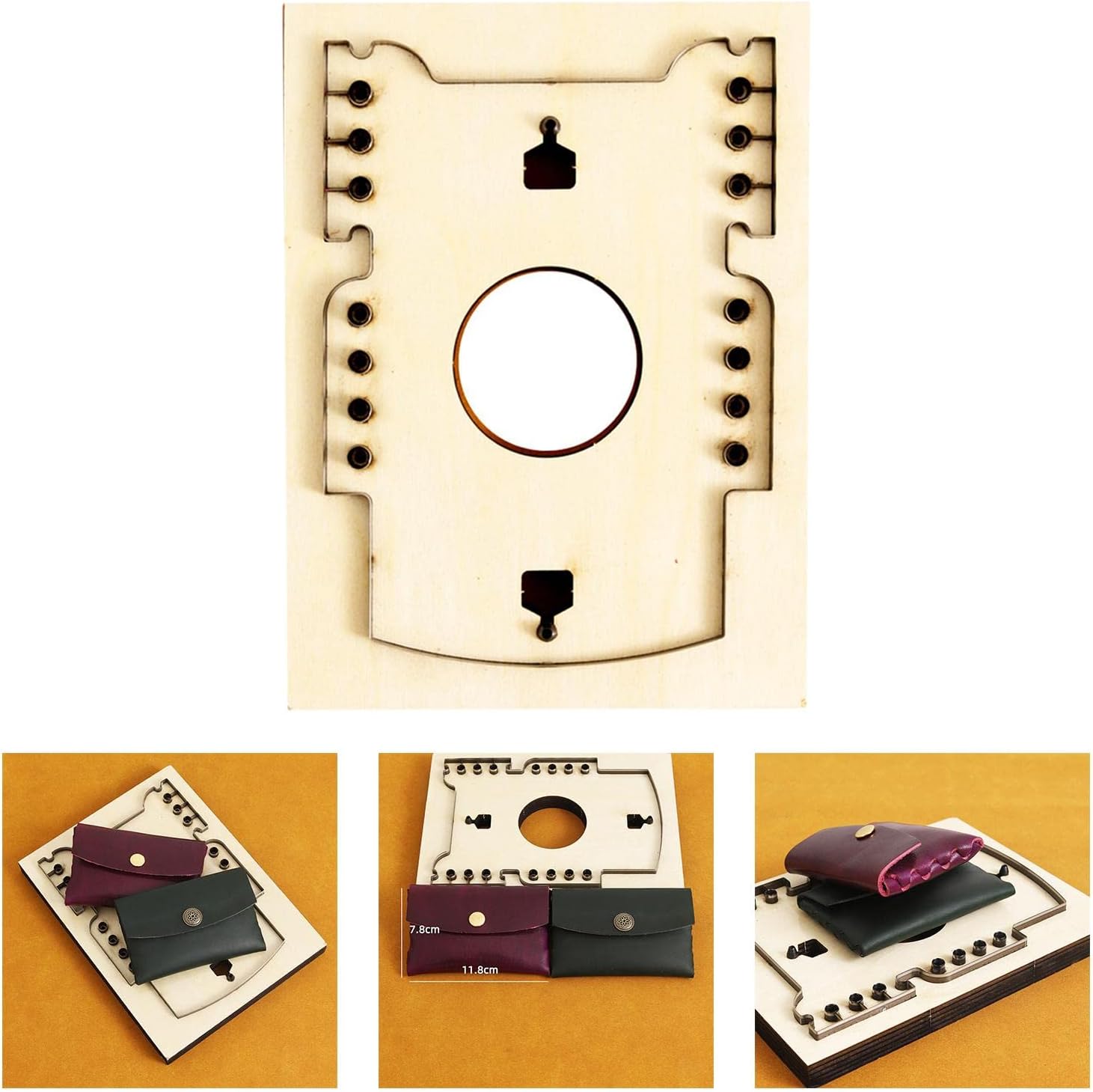 kowaku Wallet Die Cutting Crafts Leather Die Cut Mold for Die Cutting Machine