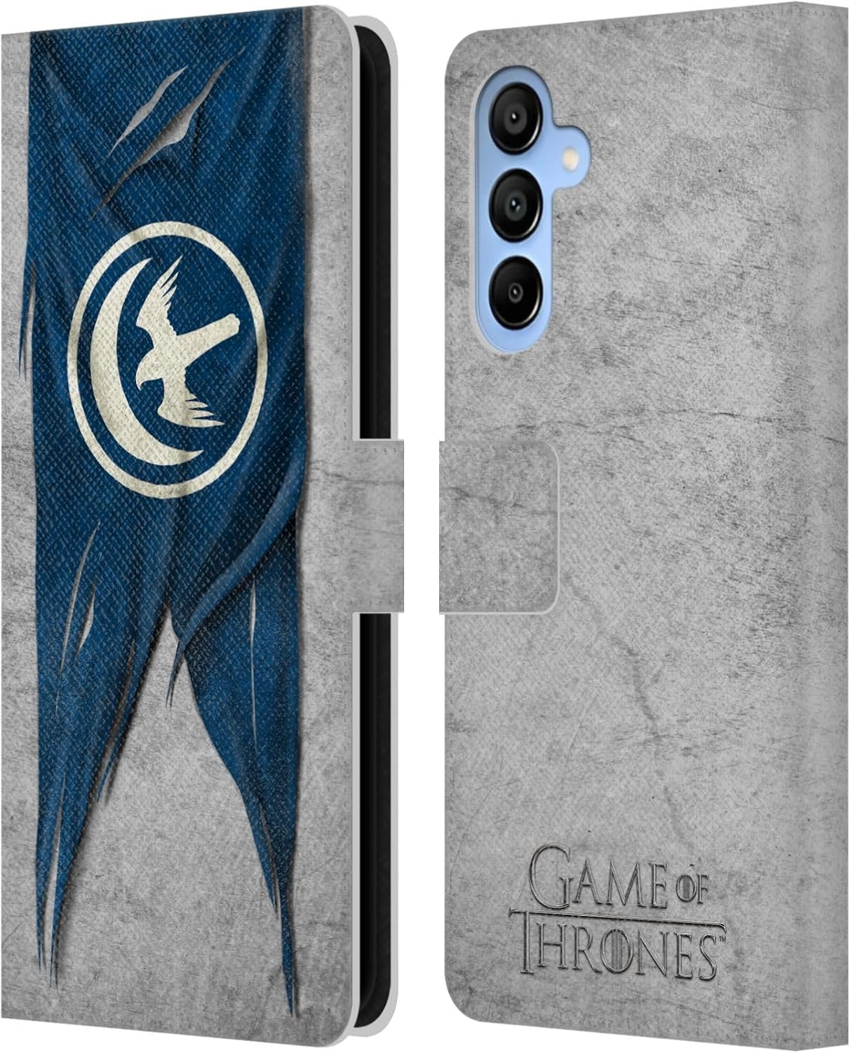 Head Case Designs Officially Licensed HBO Game of Thrones Arryn Sigil Flags Leather Wallet Case Compatible with Samsung Galaxy A16 5G