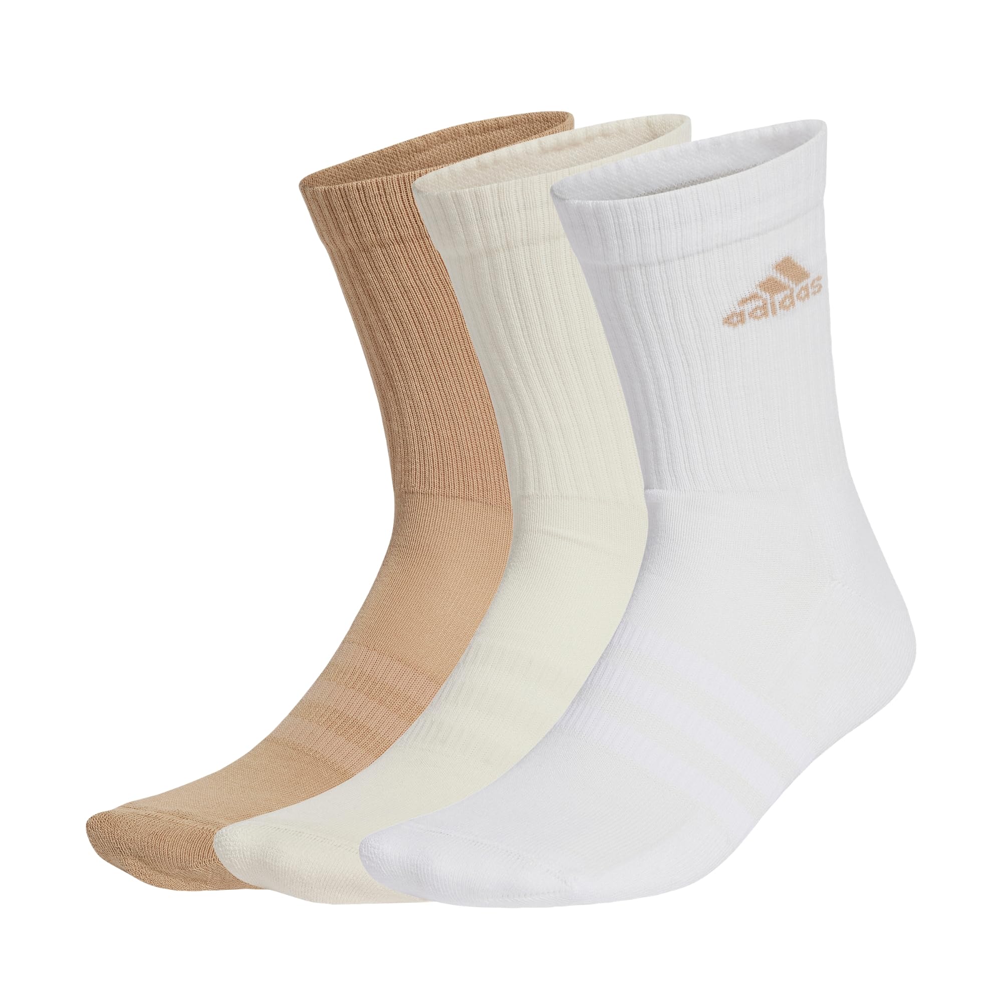 adidas Unisex Adult CUSHIONED SPORTSWEAR CREW SOCKS 3 PAIR PACK 11-12.5